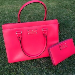 Kate Spade Handbag and matching wallet
